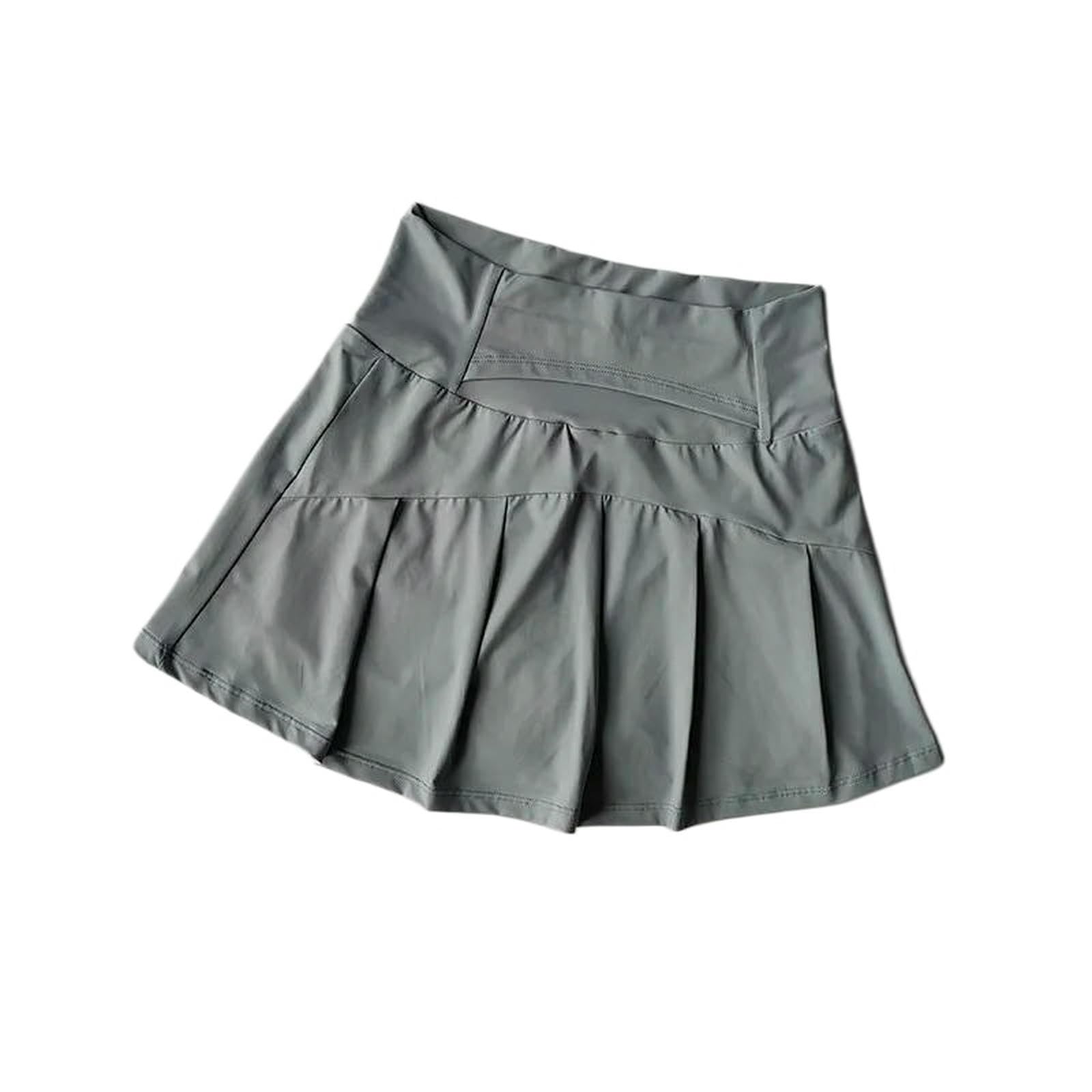 Faldas de verano Pantalones De Yoga De Corte A Para Mujer Con Forro.