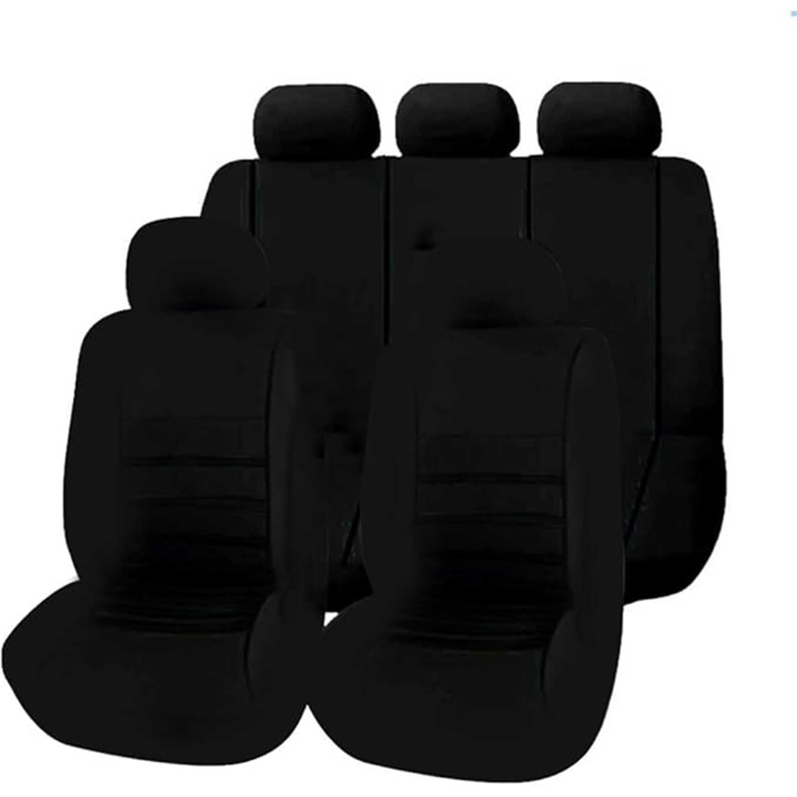 Housses De Siège Auto Pour Dacia Bigster 2025 SUV - Kit Complet Avant/arrière, Protection Antibactérienne, Noir - 2