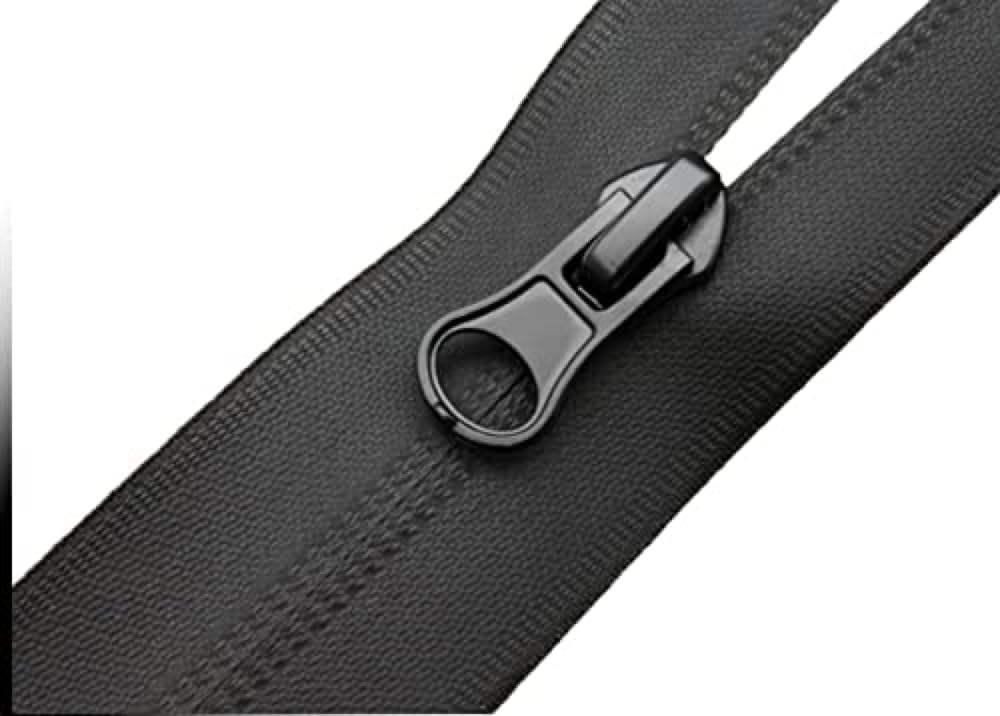 Sliders for Waterproof Zipper 50 Pieces/Tube, Metal Sliders for Sewing and Repair Zippers Zipper Puller, Black Sliders 5#, (5#, 332) - Image 3