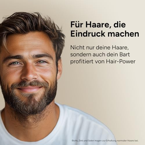 Haar Vitamine - Hochdosiert mit Biotin, Zink, Selen, OPC, Hirse-Extrakt (reich an Silizium und Kieselerde) - 120 Kapseln (2 Monate) - Haar- & Bartwuchs - Frauen und Männer – Bild 4