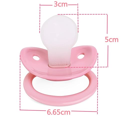 Miniatura 6 de Botella para adultos con chupete de gran tamaño 8 oz (rosa)