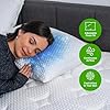 GhostBed Shredded Memory Foam Pillow with Adjustable Gel Memory Foam and Cooling Breathable Cover - Standard Size Shredded Memory Foam Pillows CertiPUR-US Certified 1-Pack #4