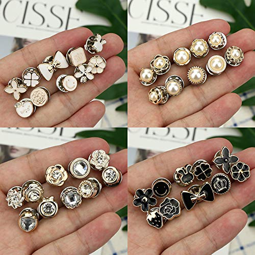 Longsing 40 Pezzi Spilla da Camicia da Donna