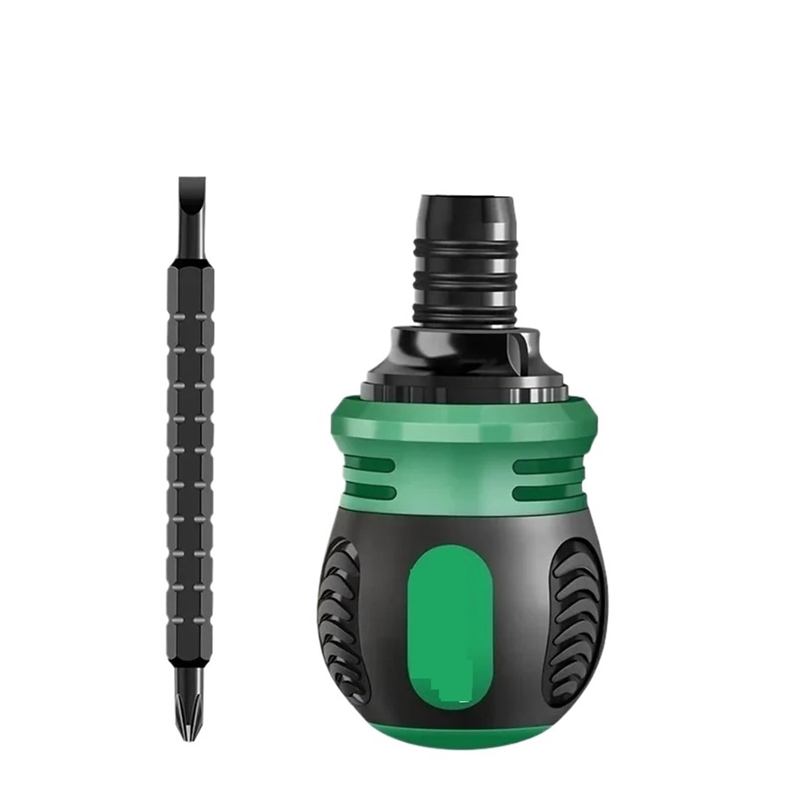 Ratchet Screwdriver Set with Multifunctional Adjustable Inner Cross Shaped Triangular Portable Screw Driver Easy to Carry(2-in-1)