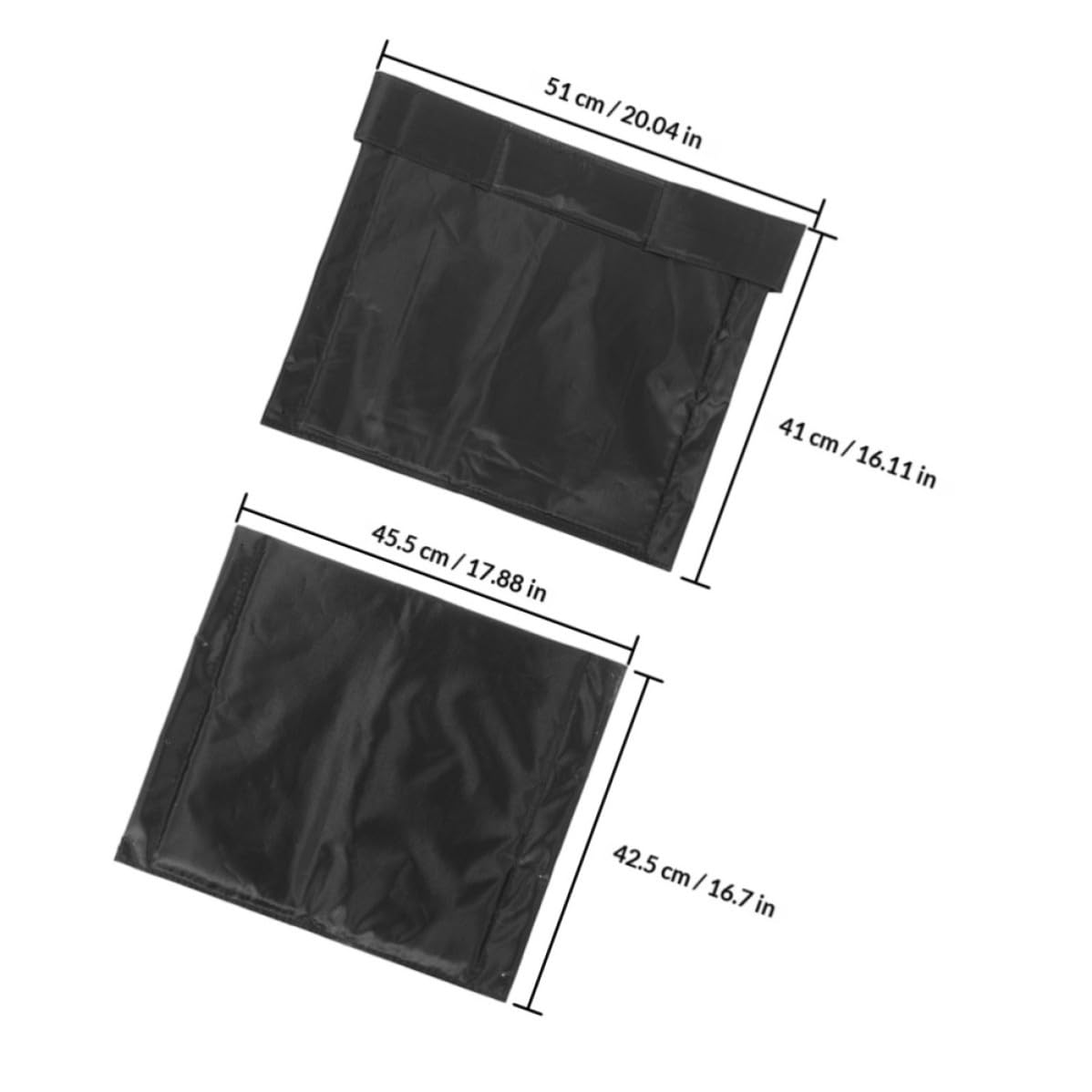 Cojín y Respaldo para Silla de Ruedas Negro Oxford 2 Piezas | Juego de Repuesto, Diseño Ergonómico, Gran Soporte, Tela Oxford Resistente y Transpirable