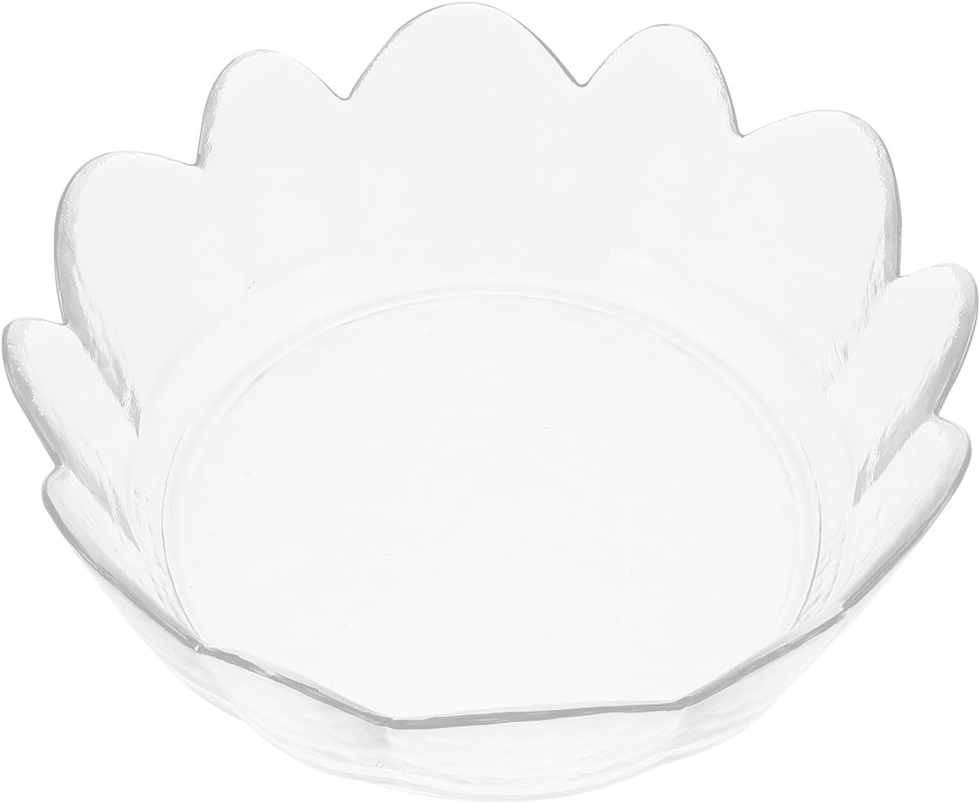 Irregular Glass Fruit Bowl for Salad and Serving