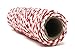 Classic Kraft Wrapping Paper Set – 3 Rolls + Red Baker’s Twine | Durable Brown Christmas Gift Wrap | 102.5 sq ft for Holiday Wrapping, Birthdays, Crafts & More | Festive Parcel Paper with Red String