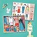 DJECO Paper Doll Fashion Dressing Room - Dress Up Dolls, Endless Outfits for Home, School or Gifts - Fun & Creative for Family & Friends - Playful, Educational Art Toys for Girls, Kids