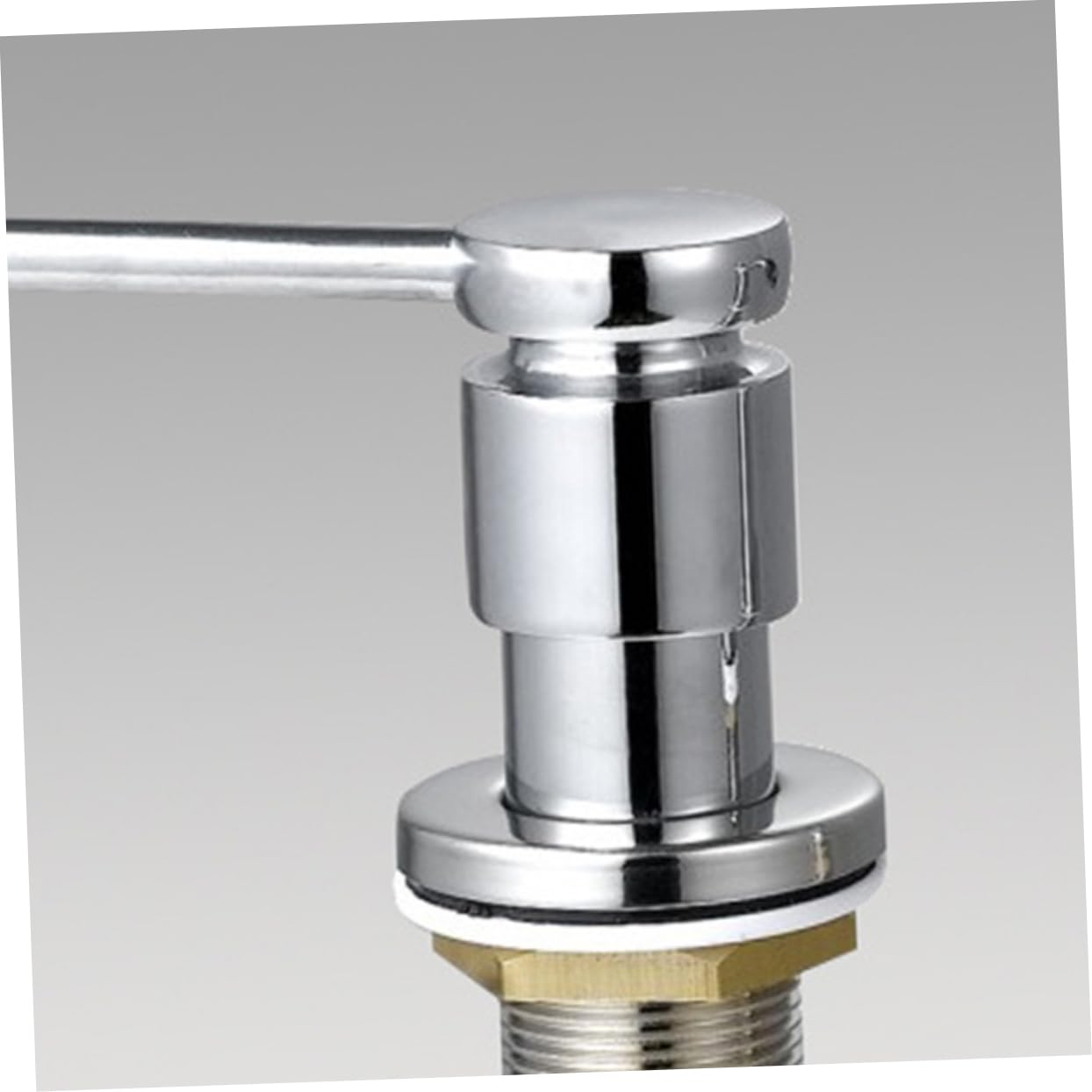 SHINEOFI Distributeur de Savonnette pour Lavabo en Acier Inoxydable Argenté, Résistant aux Acides, Installation Facile, pour Plan de Travail et Salle de Bain