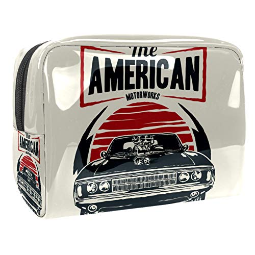 Preisvergleich Produktbild Wasserdicht Kosmetiktasche Oldtimer Poster Kulturbeutel Reise Kulturtasche Verfassung Beutel Waschbeutel für Damen Herren für Reisen Pflegeprodukte 18.5x7.5x13cm