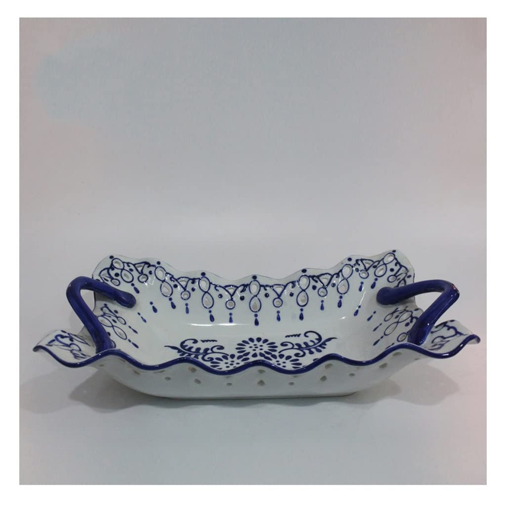 Table basse sublimée par un grand bol à fruits moderne en porcelaine au style chinois