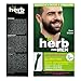 Herb For Men Mustache & Beard Dye, PPD-Free Ammonia-Free, Vegan with Natural Ingredients, Odorless, Gentle for Sensitive Skin, No Skin Irritation (3 Pack)