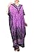 Produktbild Miss Lavish London Frauen Damen Kaftan Tunika Kimono freie Größe Lange Maxi Party Kleid für Loungewear Urlaub Nachtwäsche Strand jeden Tag Kleider #101 [Lila EU 46-50]
