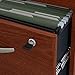 Bush Business Furniture Series C 3 Drawer Mobile File Cabinet in Mahogany, Assembled Office Storage Unit for Home or Commercial Spaces