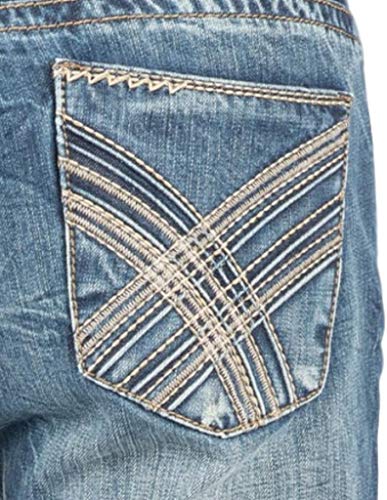 Stetson Men's 1014Rocker Fit Bootcut Jeans Blue 33W x 34L4