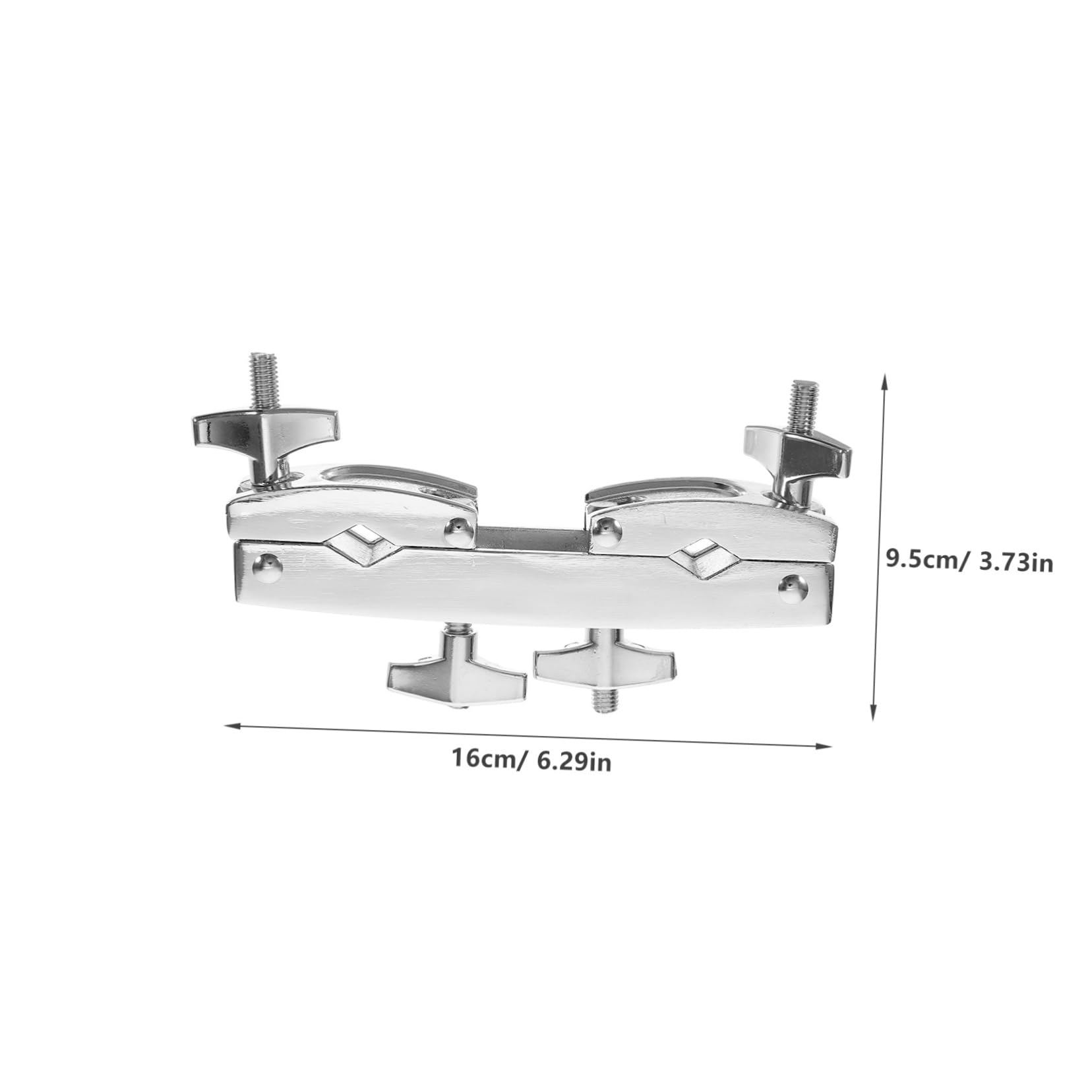 VANZACK Drum Cowbell Mount Clip Easy to Install Cowbell Clamp with Durable Design for Percussion Instruments for Drummers and Music Enthusiasts