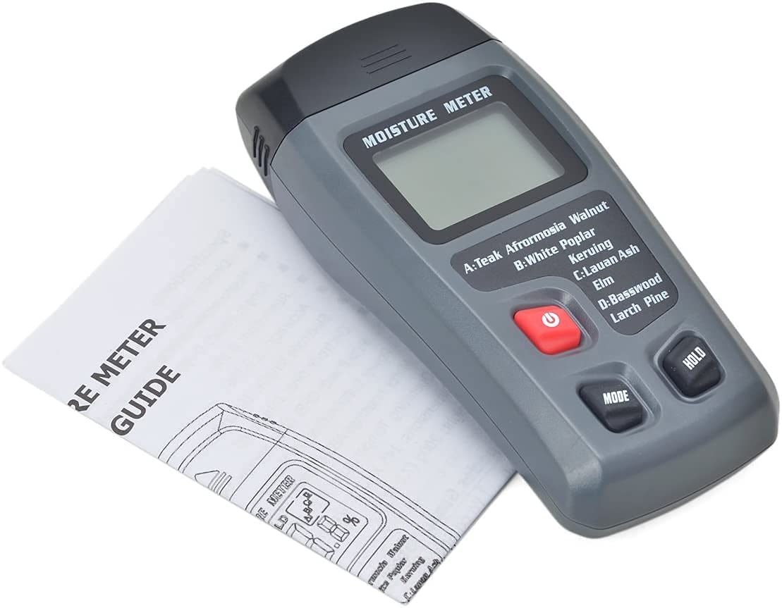 Wood Moisture Meter Two Pins Wood Moisture Detector Paper Humidity Tester for Wood Building Material Firewood Moisture Meter Walls Paper Floor 1