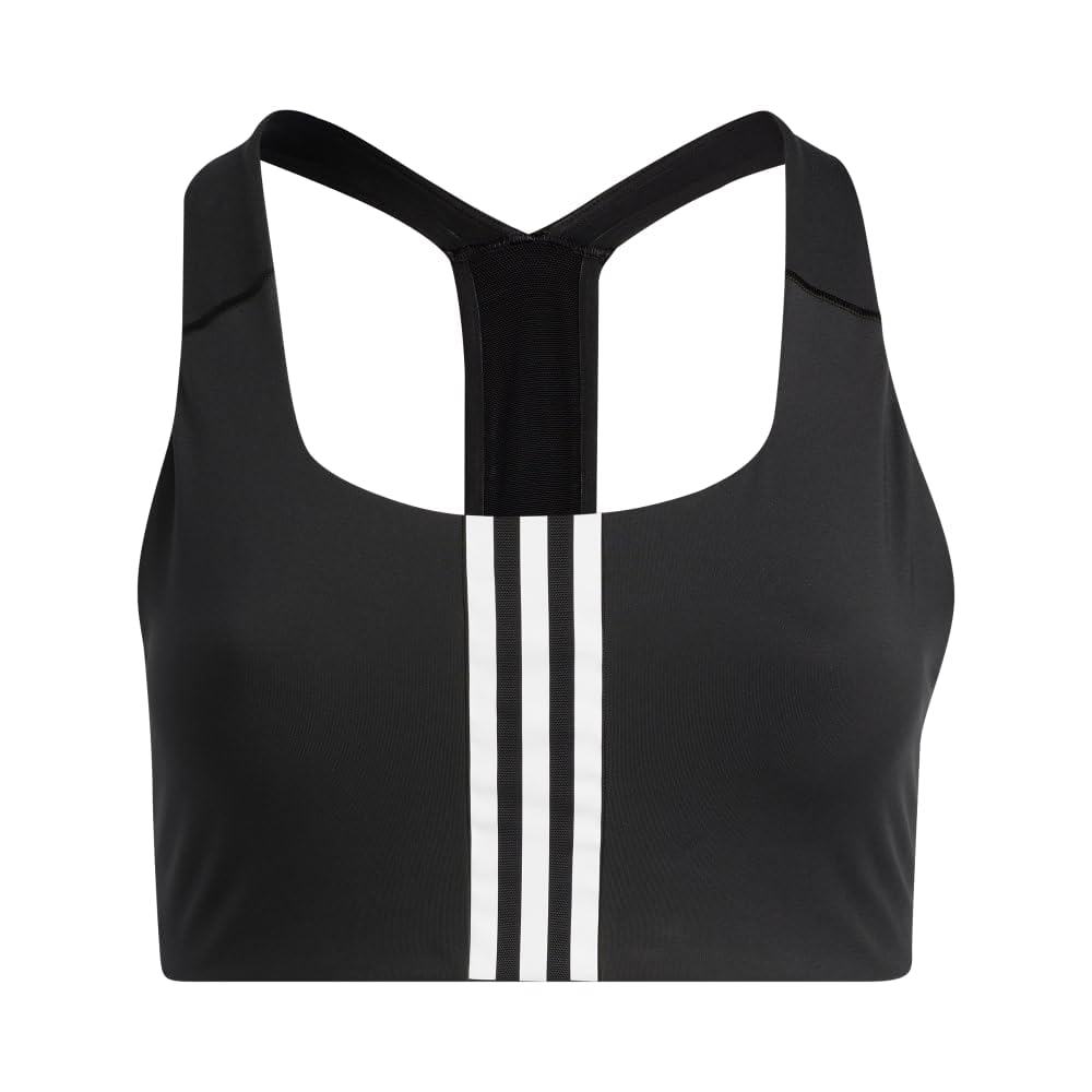 adidas Women's Training Medium Support Better 3-Stripes Bra