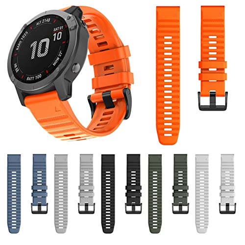 Correa de silicona para Garmin Fenix 7 6 5 pulsera Easyfit de ajuste rápido 22mm 3