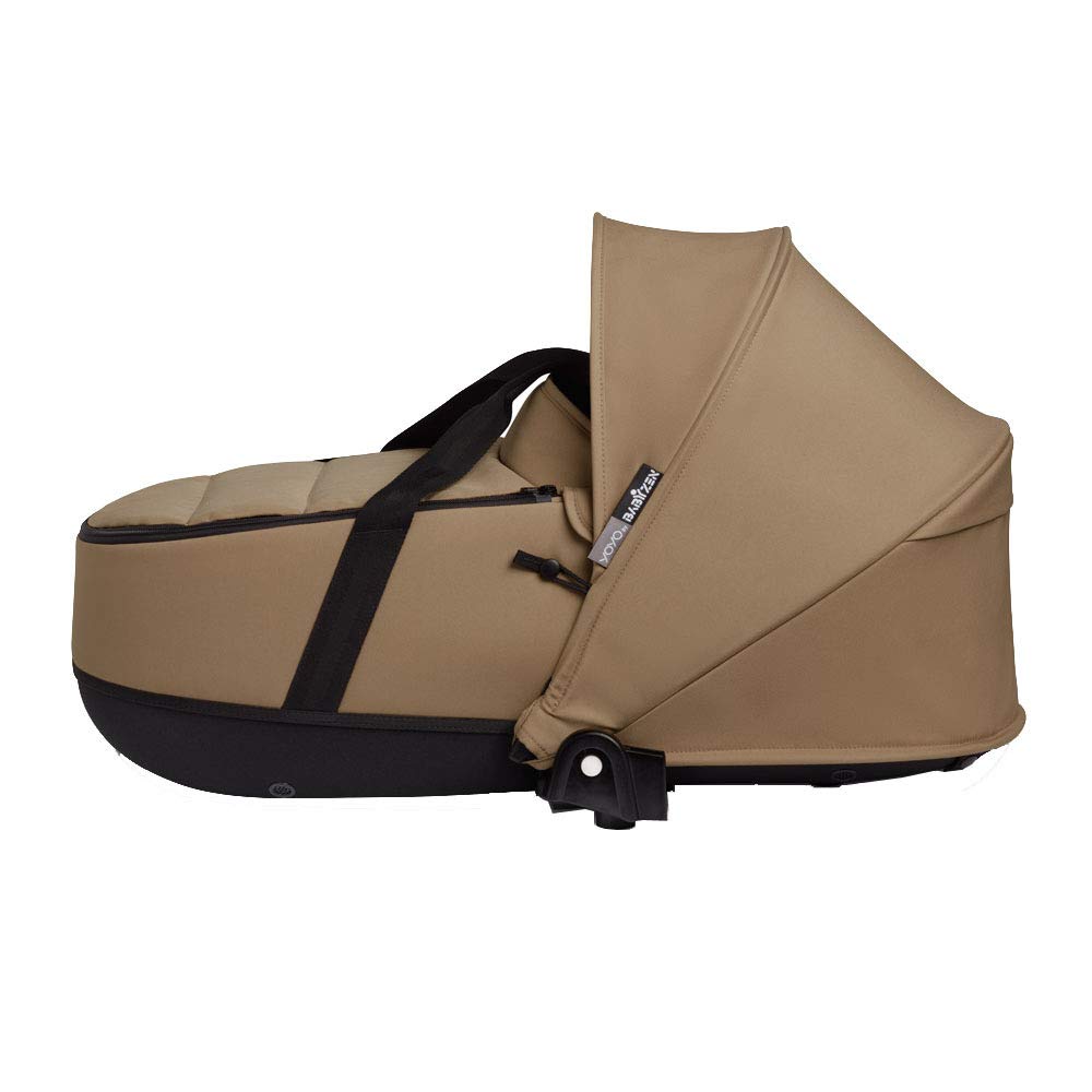 Babyzen YOYO Bassinet, Toffee - Includes Thick Double Mattress, Ventilated Shell & Canopy - Anti-UV (UPF 50+) Requires YOYO Frame (Sold Separately)-picture-12