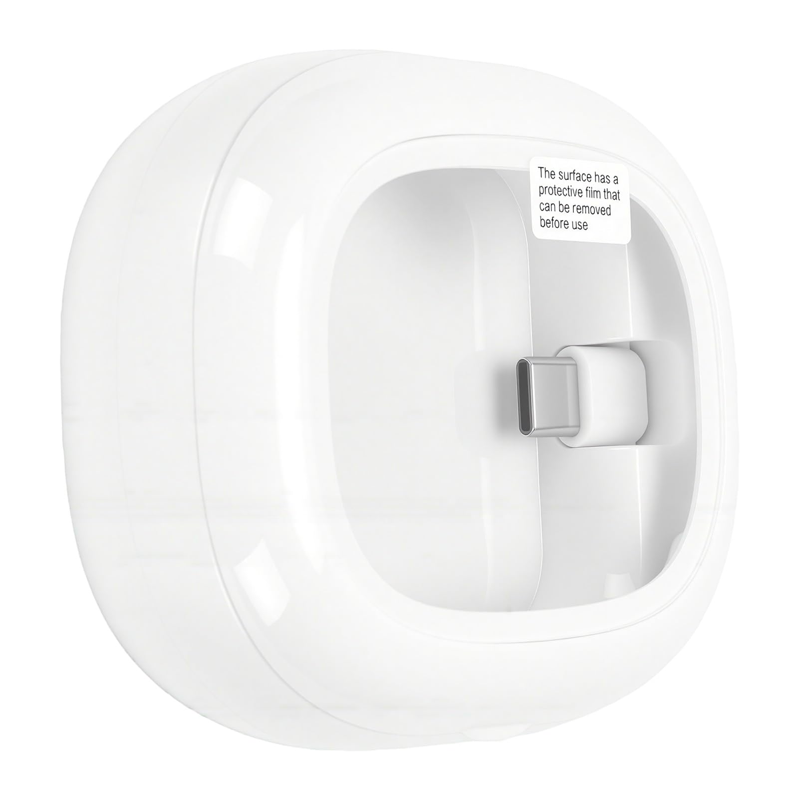 Wakects Custodia di Ricarica Adatta per Ring 3, Custodia Caricabatterie Smart Ring in ABS con Batteria da 2000 MAh, Finestra LED, Protezione Multipla, Stazione di Ricarica da Viaggio per Utenti Gen
