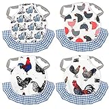 Buen material: la silla de pollo está hecha de tejido de alta calidad y está bellamente diseñado para mantener las gallinas calientes durante los meses fríos.La silla de montar de pollo es suave y transpirable, y se puede usar más durablemente.