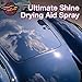 AUTO FANATIC 007 Car Gloss Enhancer Ceramic - Water Beading Hydrophobic Spray Infused with SiO2 For Maximum Gloss & Shine - Quick Detailer Spray For Ceramic Car Coating (16 oz Spray)