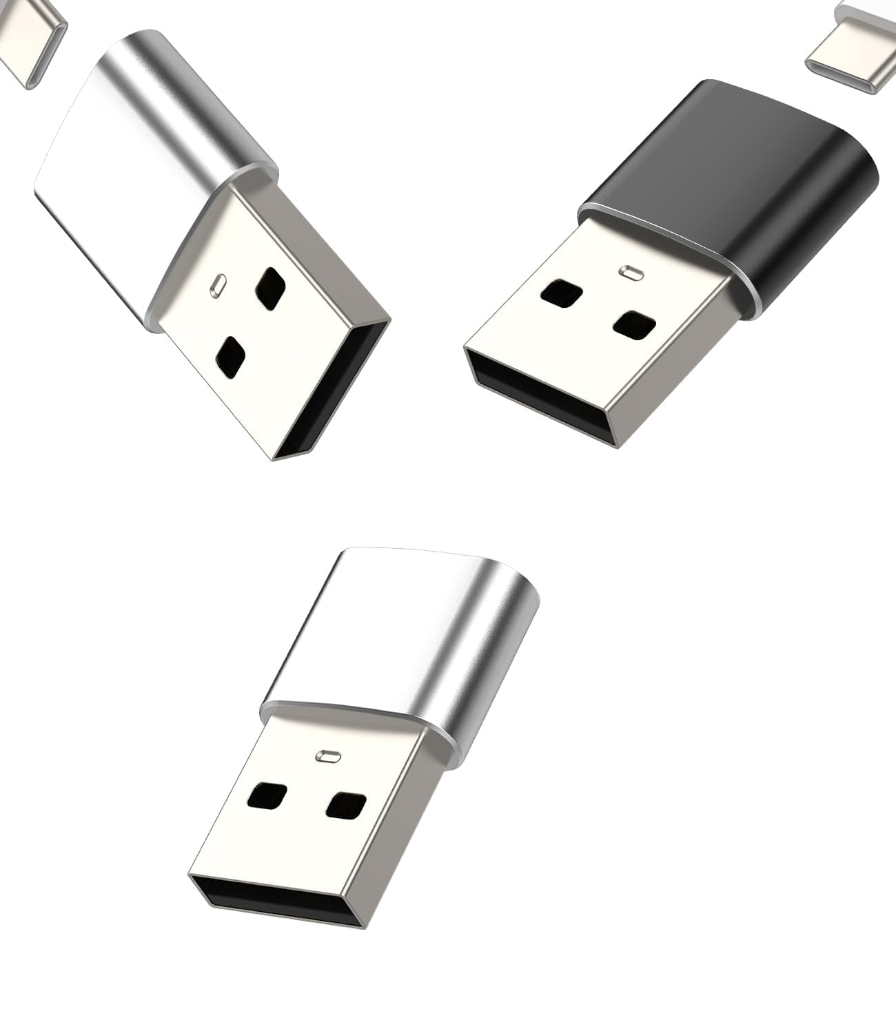 タイプc USB 変換 USB Type C 変換アダプタ コネクタ(3個セット)USB A to C USB3.0 コンセント USB C ケーブル 急速充電器 アダプター Thunderbolt たいぷc プラグ クイックチャージ つなぐ 対応Surface pro 8 対応iPhone 15 14 13 12 対応iPad 対応Sony xperia 対応Huawei 対応 Samsung