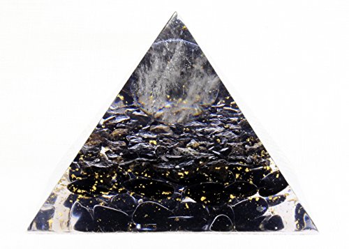 Orgone Pyramid - EMF Protection - Energy Generator - Crystal Pyramid - Obsidian Tourmaline Quartz - Orgonite Pyramid - LARGE & POWERFULL! Add Yours to Cart Now!