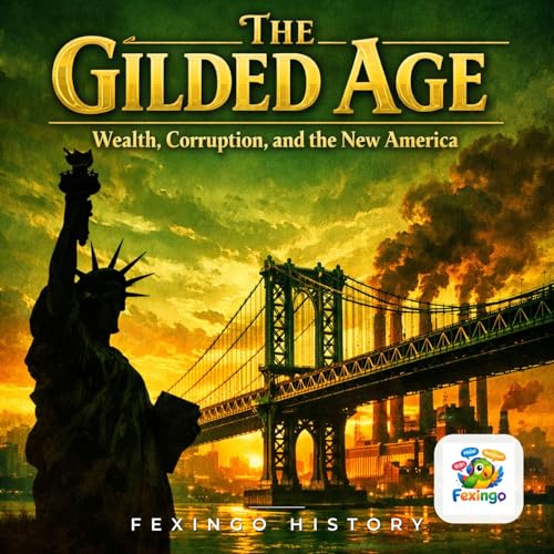 Couverture de The Gilded Age: Wealth, Corruption, and the New America &mdash; Fexingo History