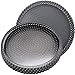 FANDE Quiche Tart Pan, Molde para Quiches y Tarta, Molde de Horno Rizado Perforado - Base Desmontable - Recubrimiento Antiadherente - Diámetro 14 cm