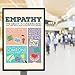 Zap Education Empathy Poster – Character Building – 16 x 20 – Growth Mindset – Social Emotional – Moral Intelligence – Classroom Decor – School Counselor – Educator – Administrator – Virtues – Values
