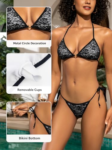 Maillot de bain 2 pièces ajustable pour éviter les marques de bronzage
