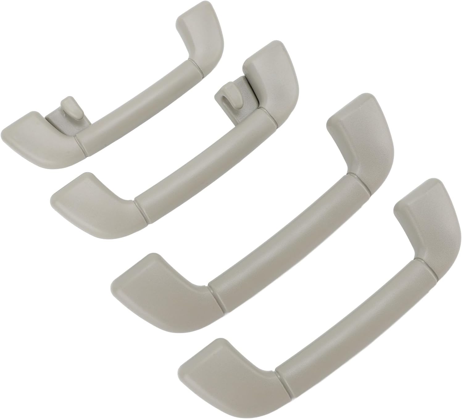 4pcs Inner Roof Pull Handle,Auto Roof Pull Handle, Automatic Roof Handle Grab Rail 7461030320 Comfortable Grip Auto Roof Pull Handle Replacement For Camry XV40 2006 2013 Grey