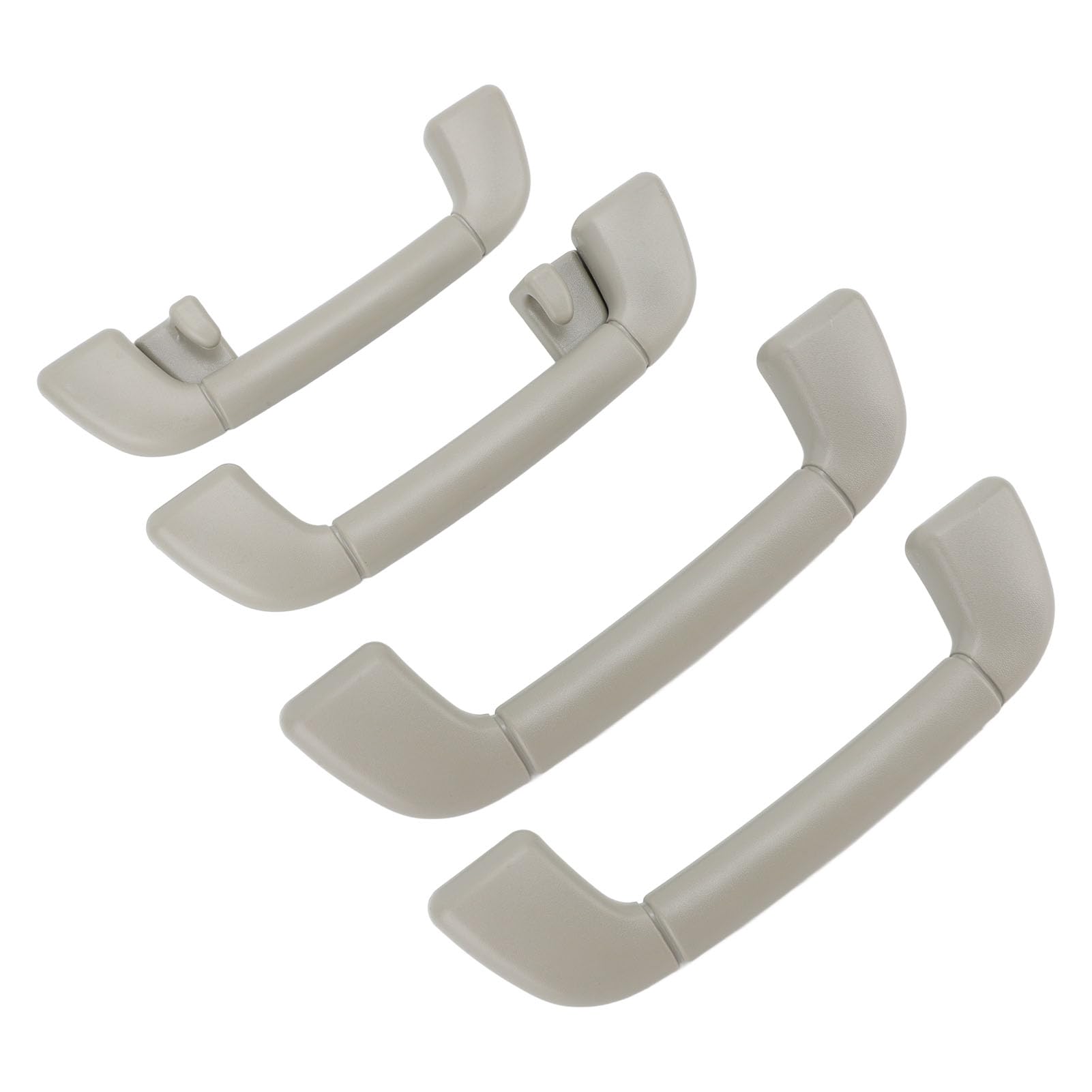 4pcs Interior Roof Pull Grab Rail, Automatic Roof Handle Grab Rail 7461030320 Comfortable Grip Auto Roof Pull Handle Replacement For Camry XV40 2006 2013 Grey
