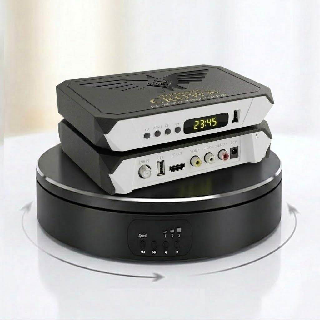 Diamond Crown Full HD 1080P Satellite Receiver, DVB-S/S2 Free Dish Settop Box with Mpeg4 Technology Support USB WiFi Anteena and USB Stream 150 + Channels-image-31