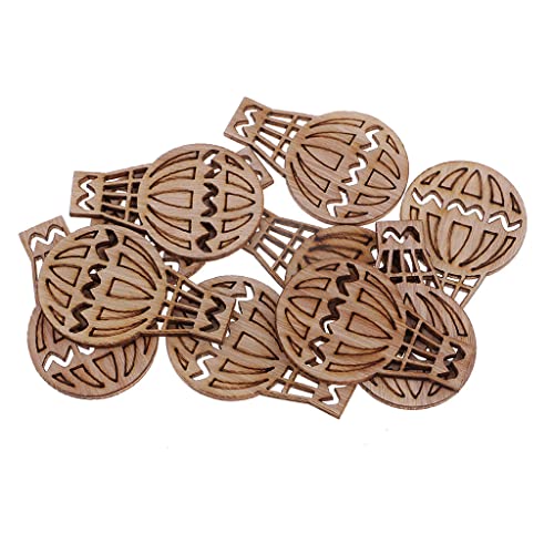 100 Pezzi in Legno Abbellimento Cavità Ritaglio