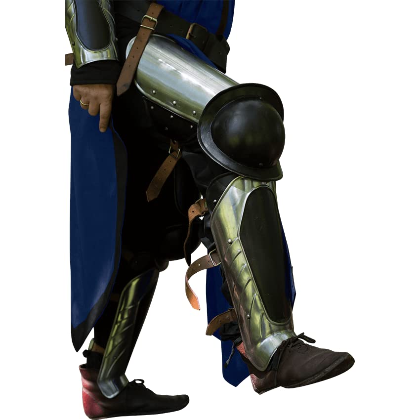 NauticalMart LARP Black Ice Full Leg Armour