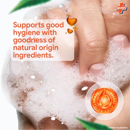 Image of ITC Savlon Herbal Sensitive Germ Protection Liquid Handwash Refill Pack 1.3L | 99.9% Germ Protection | 90% Natural Origin Ingredients | Family Size Refill Hand wash | Value Pack