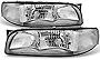 AKKON - For Buick LeSabre Clear Headlights Head Lamps Driver and Passenger Side Replacement Pair Set