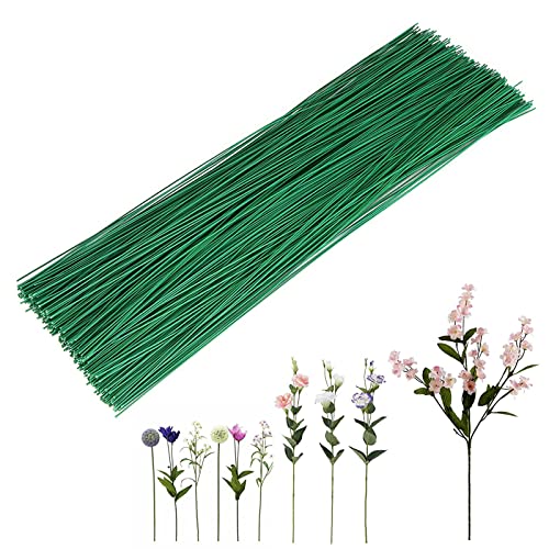 Filo Floreale - 100 Pezzi, 36cm, Calibro 26 | Per Fiori Finti, Decorazioni, Fai Da Te | Colore Bianco - Foto 9