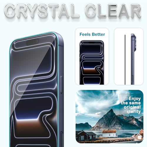 Image of ArmourPro Military-Grade Gorilla Borderless Tempered Glass for iPhone 17 Pro Max (6.9 Inches) with Installation Kit | Anti Dust Mesh Filter, Shatterproof, Full Screen Coverage