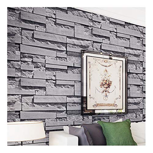 CCFENG Motif de Briques rétro Brique Antique, Papier Peint en Pierre culturelle, Fond Vivant TV Chambre, Magasin de vêtements de Papier Peint Restaurant Chinois (Color : A) Cover