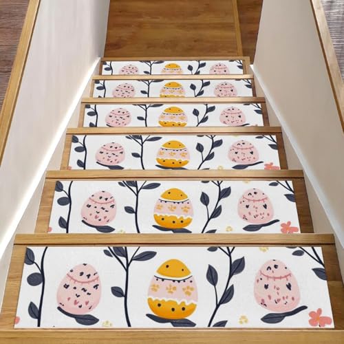 Peldaños de escalera autoadhesivos 8x30 antideslizantes para madera interior 2