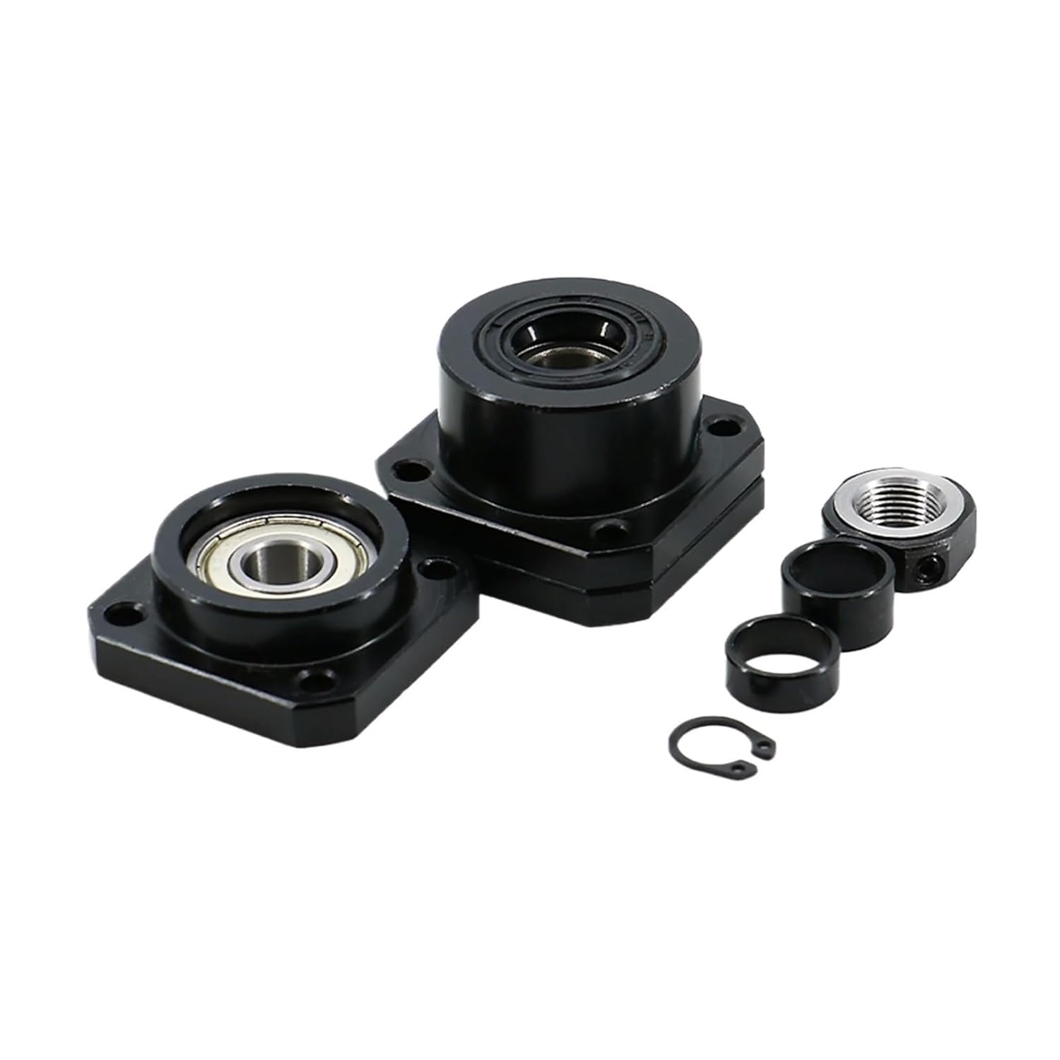 FK10 FF10 FK12 FF12 FK15 FF15 SFU1204 SFU1210 SFU1605 SFU1610 SFU2005 SFU2010 Ball Screw End Support Bearing 1Pcs(FK10 FF10,Angular Contact)
