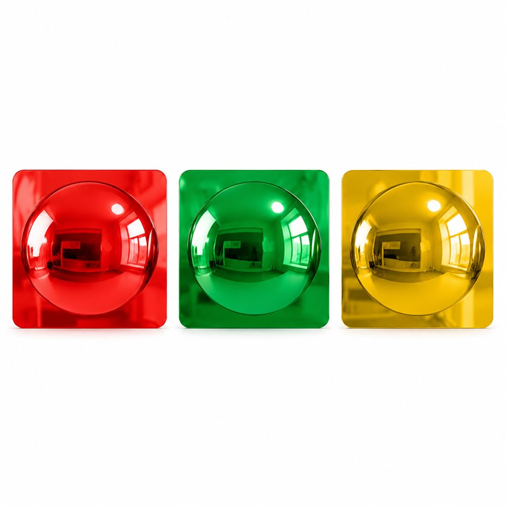 Bubble Convex Mirror Panel, 3 Pack Autism Sensory Equipment Sensory Toys