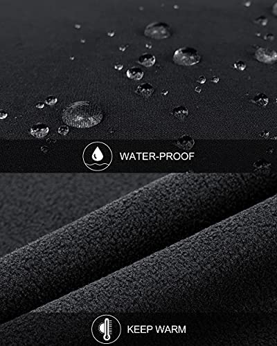 33,000Ft 3JL009 Men'S Lightweight Softshell Vest Hooded Outerwear Zip Up Fleece Lined Windproof Sleeveless Jacket thumb #4