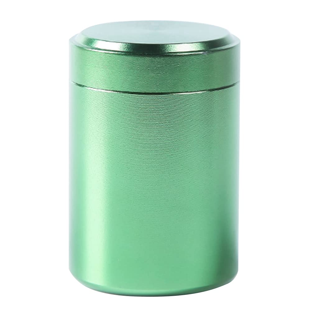 cypreason Tea Canister - 70ml Airtight Tea Canister Container, Lid for Tea Containers, Tin Cans and Large Round Kitchen Canisters for Loose Tea, Coffee, Sweets, Herbs and Spices