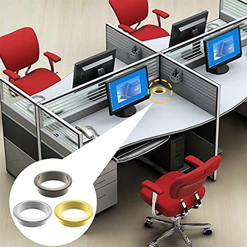 Desk Cable Grommet,Desk Grommet 8Pcs Round Cable Line Box Office Desk Cable Grommets Wire Hole Cover Computer Desk Outlet Port Wire Rack Furniture Hardware 25-80Mm Cable Hole Cover #TOP3