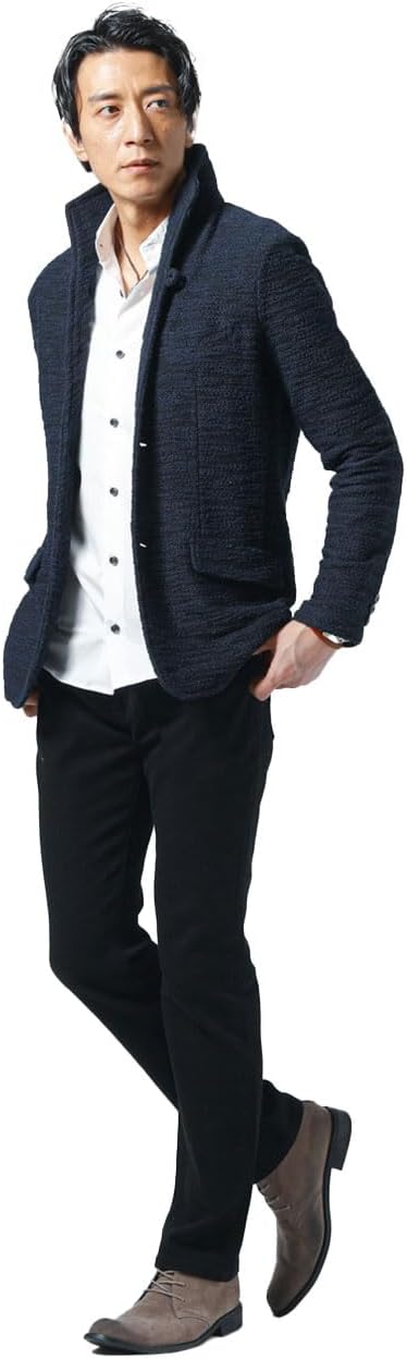 極美品 SNIDEL✨紺ブレ ダブルブレスト ジャケット 金ボタン 本切羽 0